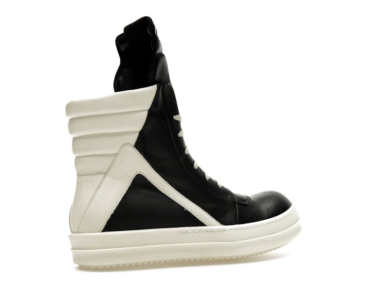 Rick Owens Strobe Geobasket High Black Milk