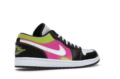 Jordan 1 Low Black Active Fuchsia Cyber