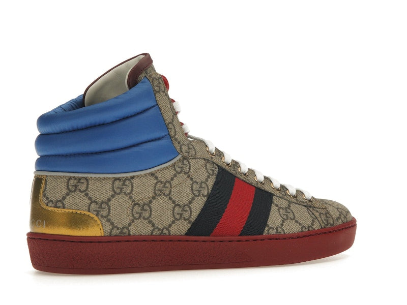 Gucci Ace GG High Top Beige Ebony