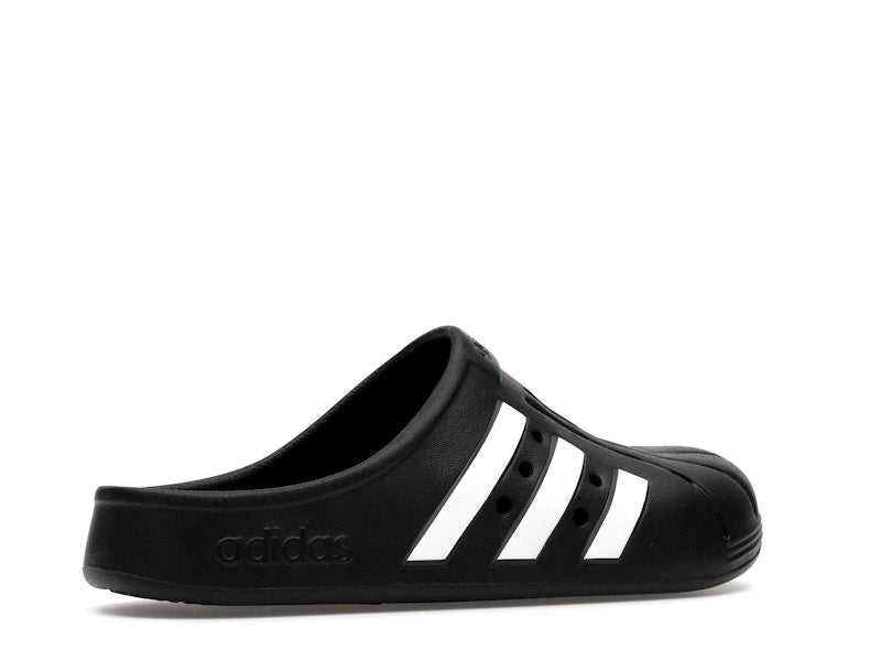 adidas Adilette Clogs Core Black Cloud White