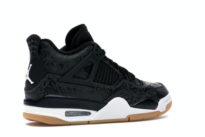 Jordan 4 Retro Laser Black Gum (GS)