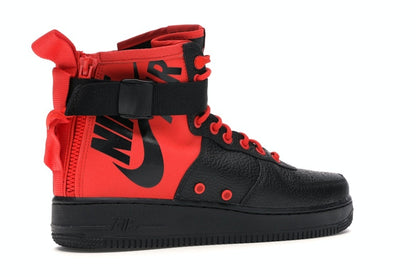 Nike SF Air Force 1 Mid Habanero Red Black