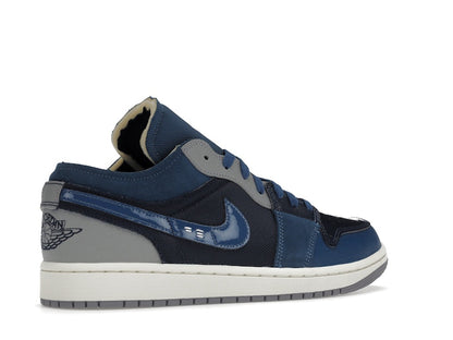 Jordan 1 Low SE Craft Obsidian French Blue Ashen Slate White