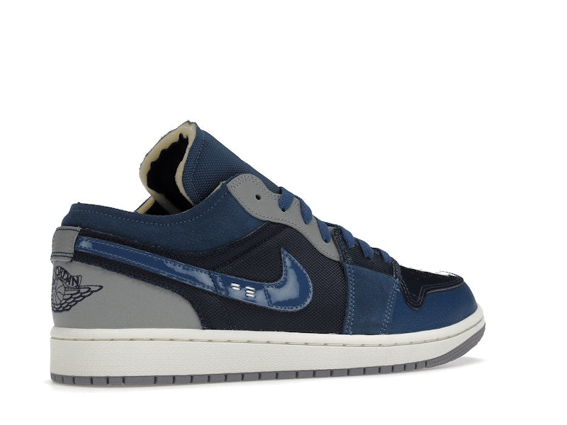 Jordan 1 Low SE Craft Obsidian French Blue Ashen Slate White