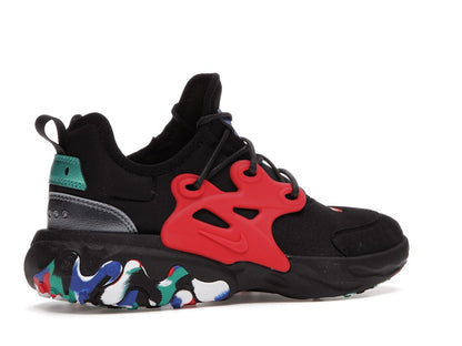 Nike React Presto Black Red Multicolor (GS)
