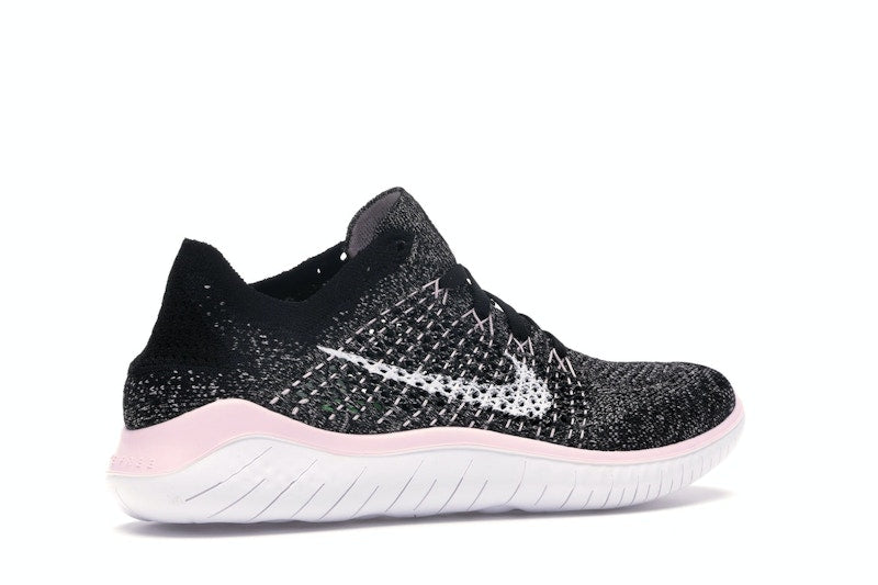 Nike Free RN Flyknit 2018 Black Pink Foam (Women's)