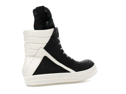 Rick Owens Geobasket High Black Milk