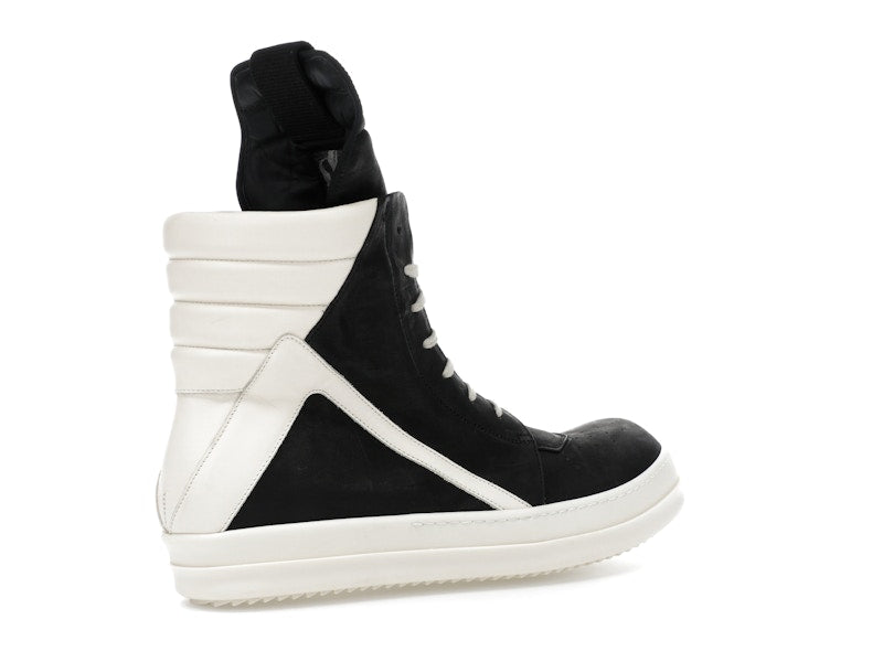 Rick Owens Geobasket High Black Milk