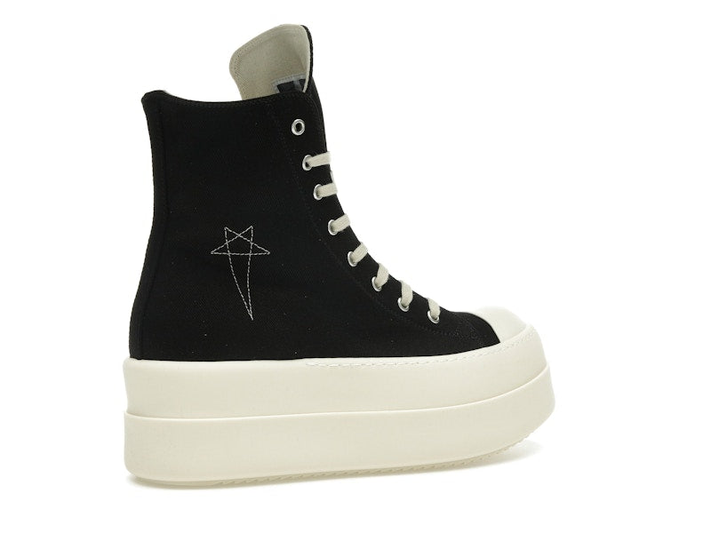 Rick Owens Hollywood DRKSHDW Double Bumper High Black Pearl