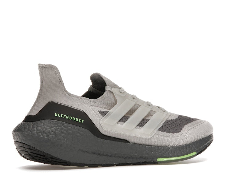 adidas Ultra Boost 21 Metal Grey Signal Green