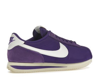 Nike Cortez Textile Field Purple Alabaster Safety Orange Summit White (Women's)