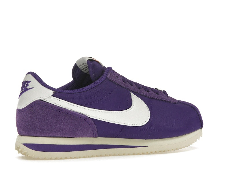 Nike Cortez Textile Field Purple Alabaster Safety Orange Summit White (Women's)