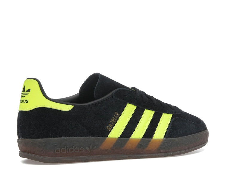 adidas Gazelle Indoor Core Black Solar Yellow Cloud White