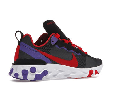 Nike React Element 55 Black University Red (Women's)