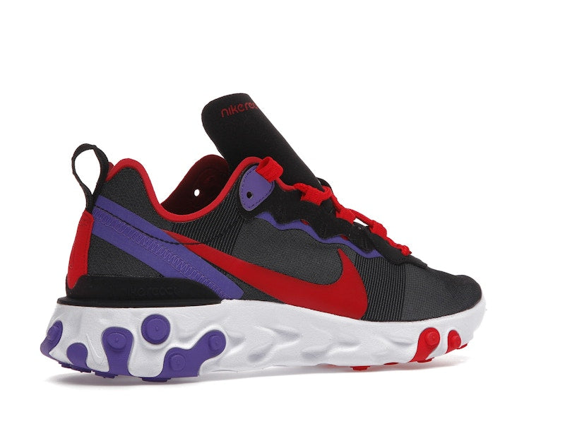 Nike React Element 55 Black University Red (Women's)