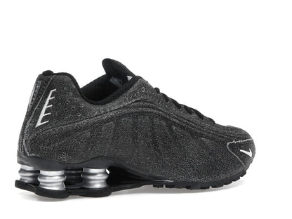 Nike Shox R4 Black Distressed Leather