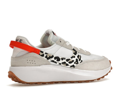 Nike Waffle Debut White Team Orange Leopard (Women's)