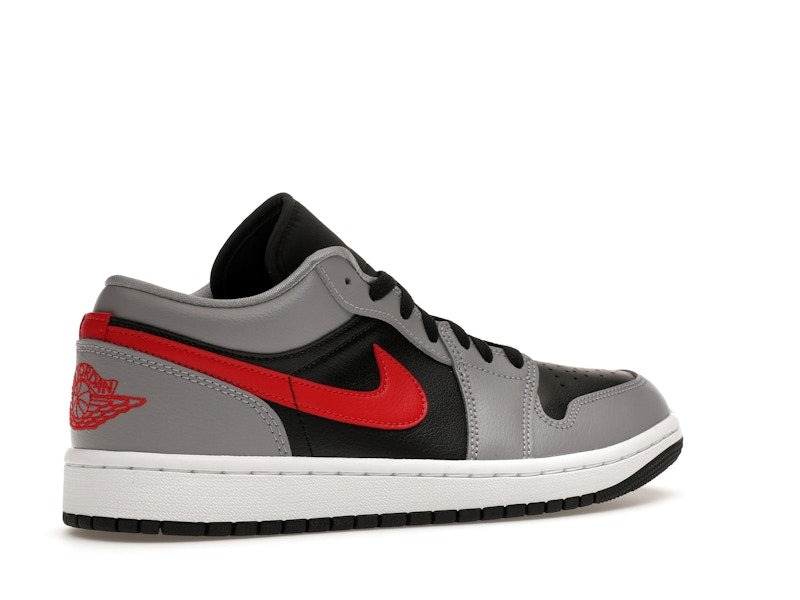 Jordan 1 Low Cement Grey Fire Red (Women's)