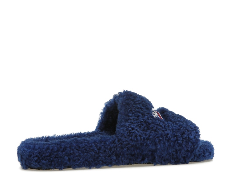 Balenciaga Furry Slide Blue