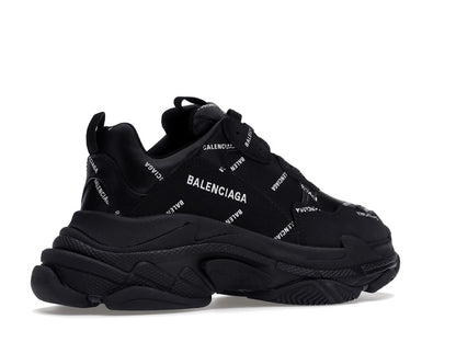 Balenciaga Triple S Black Logo (Women's)