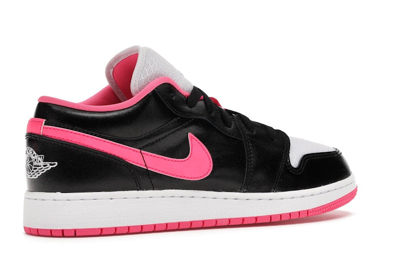 Jordan 1 Low Black White Hyper Pink (GS)