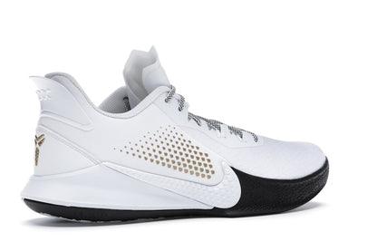 Nike Mamba Fury White Metallic Gold