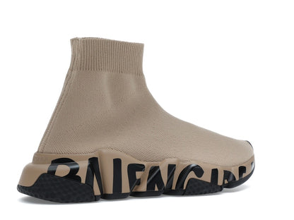 Balenciaga Speed Graffiti Beige Black (Women's)