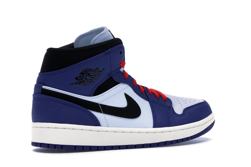 Jordan 1 Mid Deep Royal Blue Black
