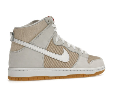Nike SB Dunk High Pro ISO Orange Label Unbleached Natural