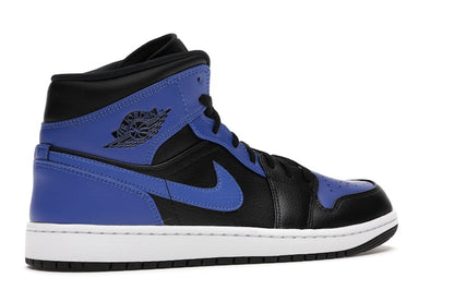 Jordan 1 Mid Hyper Royal Tumbled Leather