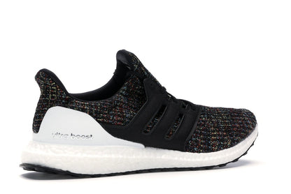 adidas Ultra Boost 4.0 Black Multi-Color White Heel Cage