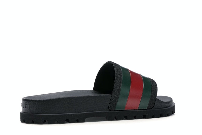 Gucci Web Slide Sandal Black