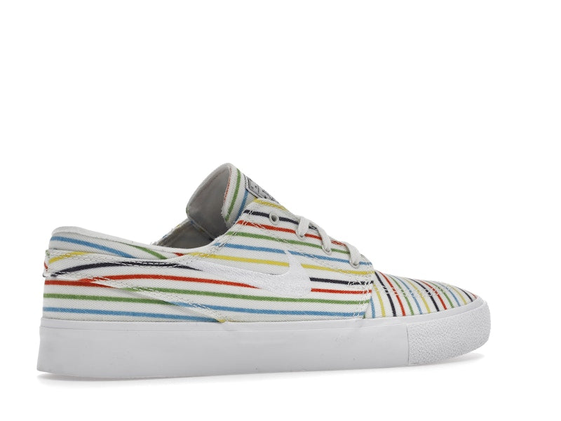 Nike SB Zoom Stefan Janoski Canvas Multi-Color Pinstripes