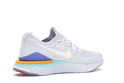 Nike Epic React Flyknit 2 White Hyper Jade Ember Glow (Women's)