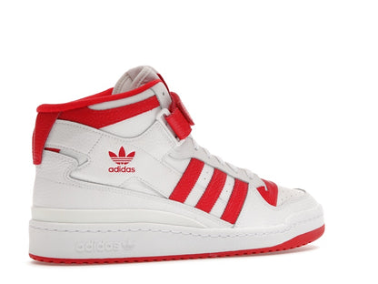 adidas Forum Mid Cloud White Vivid Red