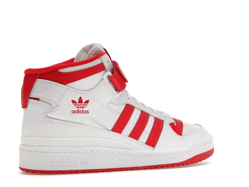 adidas Forum Mid Cloud White Vivid Red