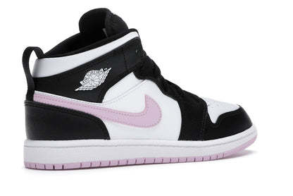 Jordan 1 Mid White Black Light Arctic Pink (PS)