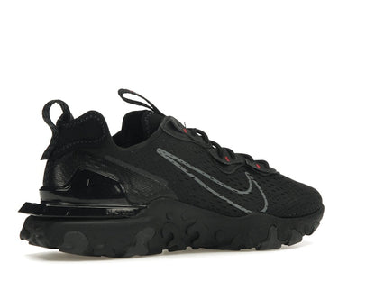 Nike React Vision Black Grey Swoosh