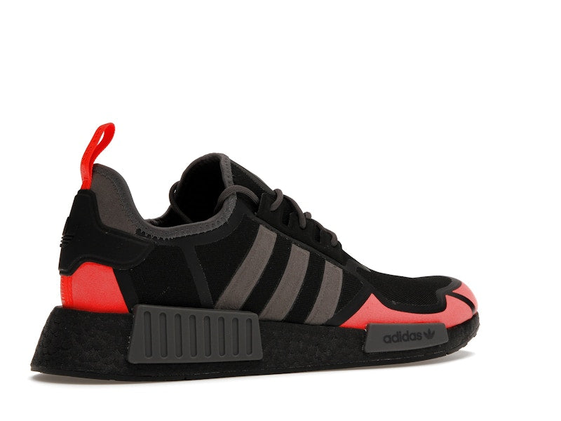 adidas NMD R1 Core Black Solar Red Grey