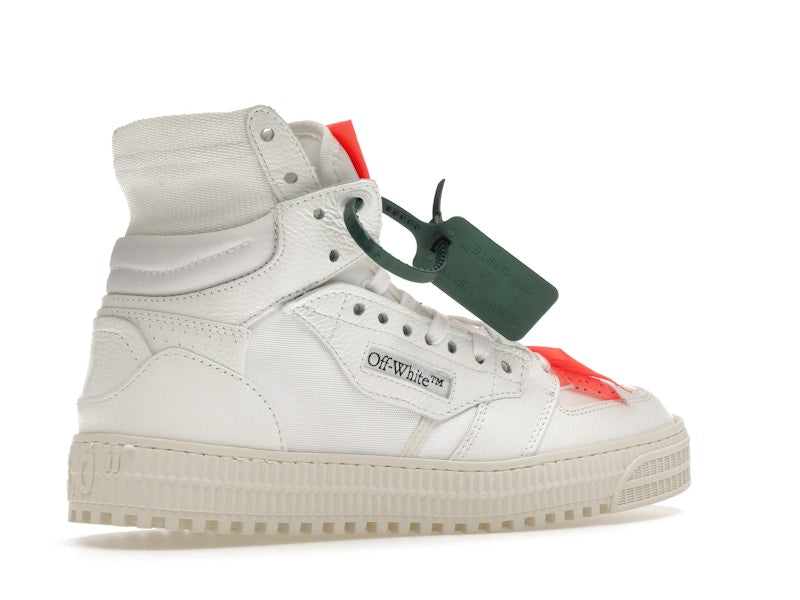 OFF-WHITE Off Court 3.0 Leather White White Orange (Bold Medial Logo)