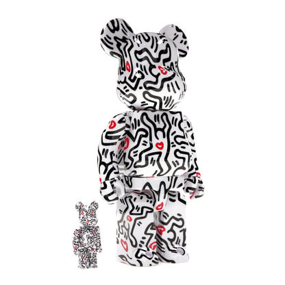 Bearbrick Keith Haring #8 100% & 400% Set