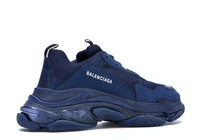 Balenciaga Triple S Clear Sole Navy