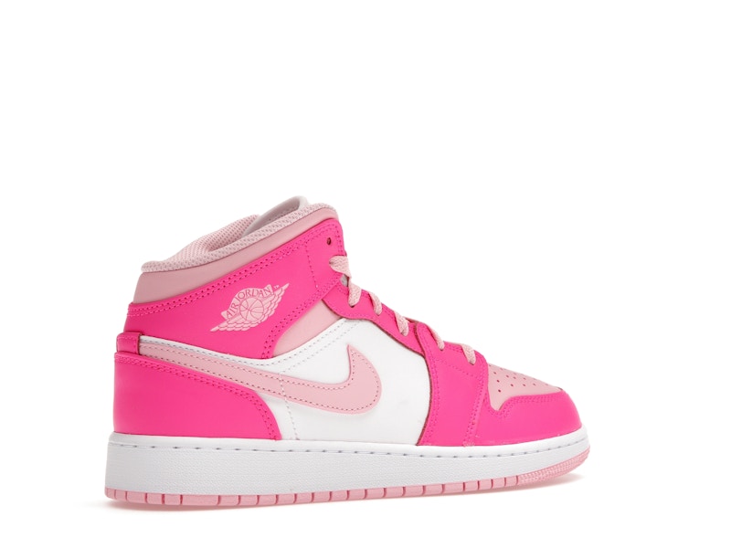 Jordan 1 Mid Fierce Pink (GS)
