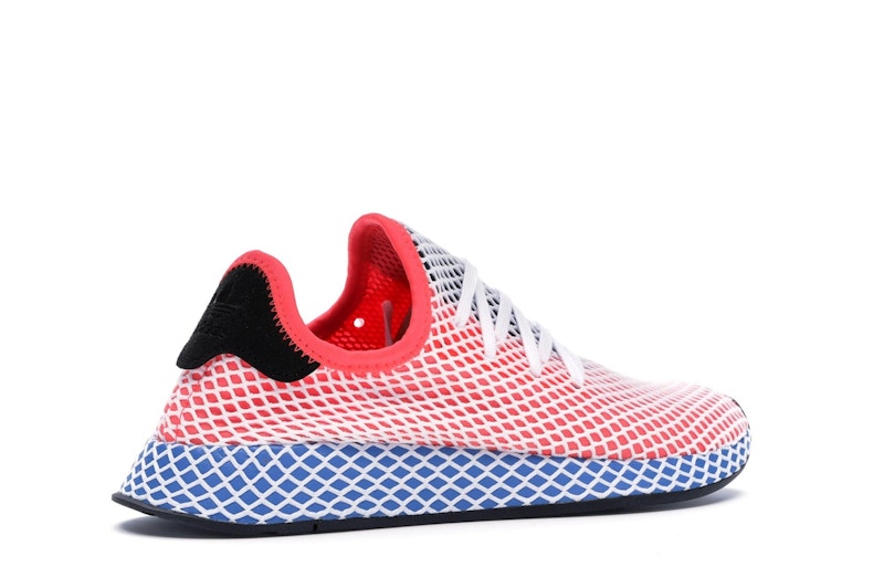 adidas Deerupt Solar Red Bluebird