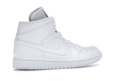 Jordan 1 Mid White Snakeskin (Women's)