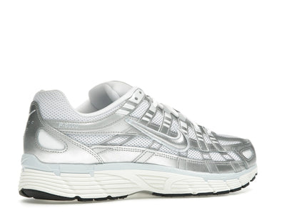 Nike P-6000 White Blue Tint Sail Metallic Silver (Women's)
