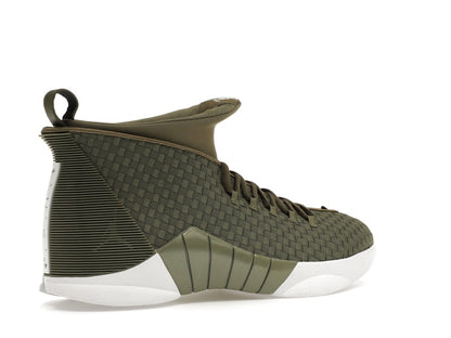 Jordan 15 Retro PSNY Woven Olive