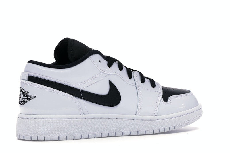 Jordan 1 Low White Black Patent (GS)