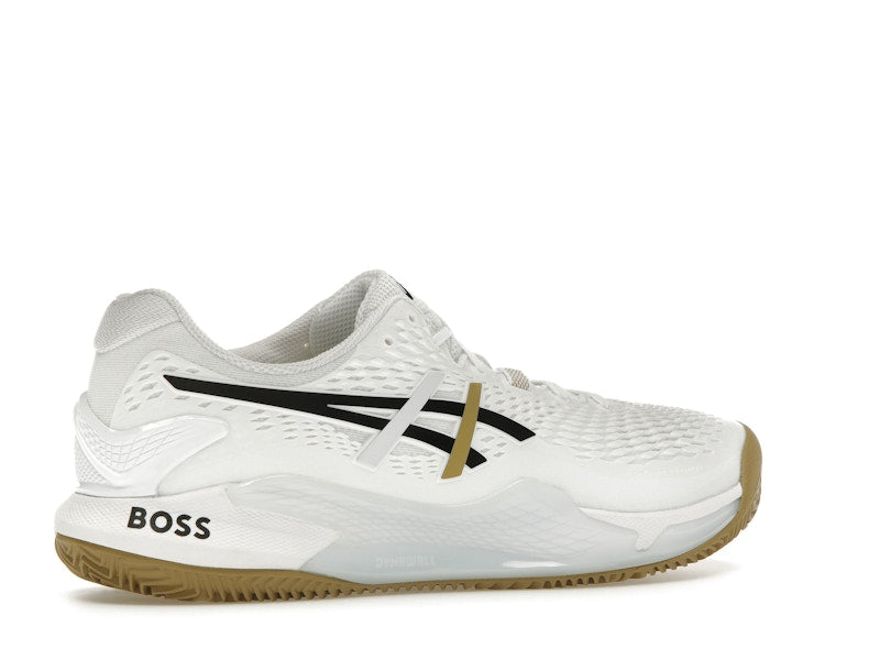 ASICS Gel-Resolution 9 Clay BOSS Matteo Berrettini White Camel