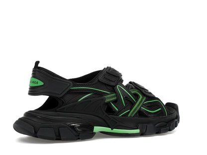 Balenciaga Track Sandal Black/Fluo Green